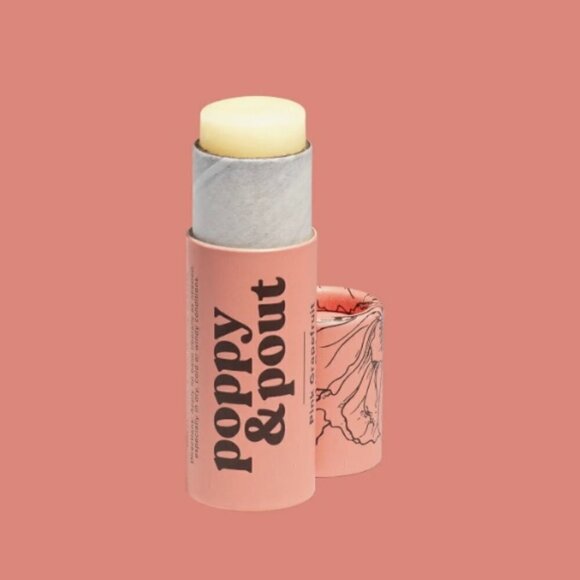 PINK GRAPEFRUIT POPPY & POUT LIP BALM - Picture 1 of 7